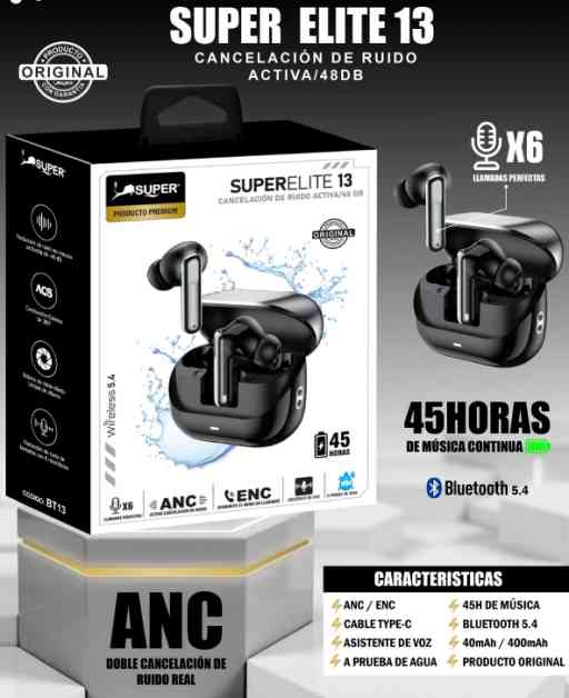 AUDIFONOS BLUETOOTH SUPER ELITE 13
